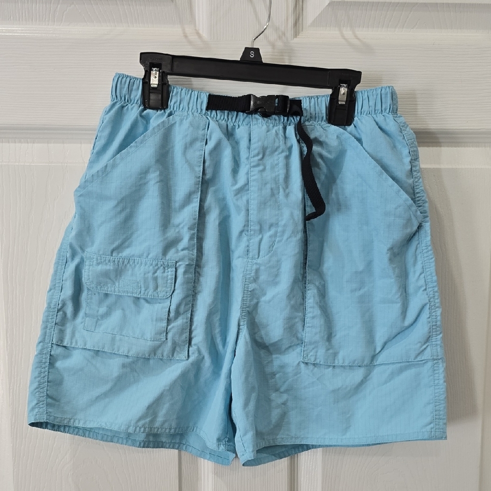 Lands End Boys Shorts Blue Water Fishing Shorts